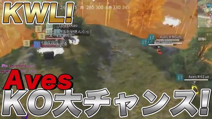 【荒野行動】終盤枚数残しての激戦！Aves久々のKOなるか！？【αD】