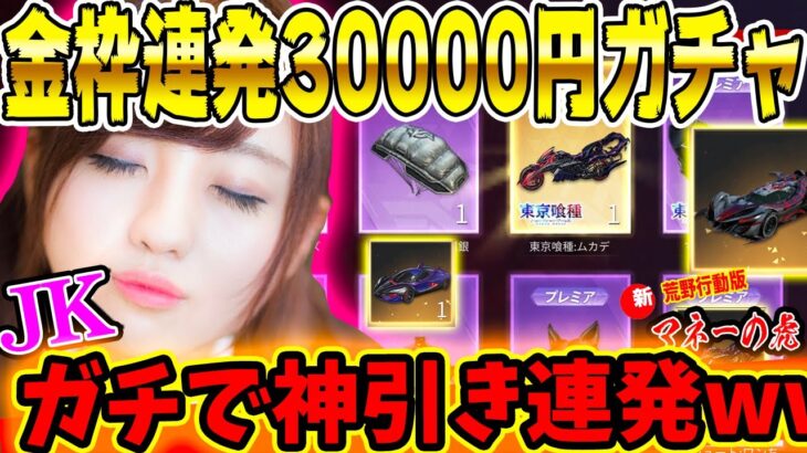 【マネーの虎】メンヘラ女子高生に30000円にガチャ引かせたら金枠連発してとんでもない結果にwwww【荒野行動】【荒野の光】