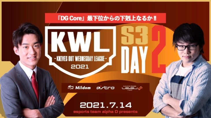 【荒野行動】真KWL 7月度 DAY2！【Core 最下位からの下剋上！】実況：Bocky＆柴田