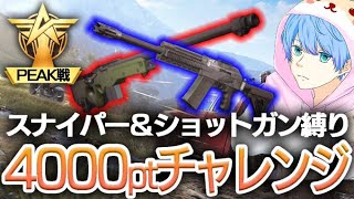 【荒野行動】PEAK戦ショットガン＆スナイパー縛りで4000ポイントチャレンジ＃5 p3101