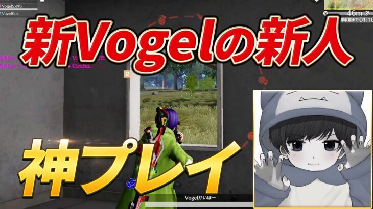 【荒野行動】新Vogelの新人が神プレイの連発！かいぼーがやばすぎた
