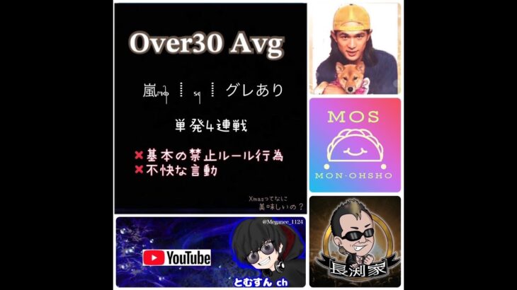 【荒野行動　大会生配信】GB  ~Over30~ AVG Room 屋根の下,MOS,長渕家