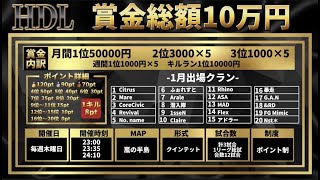 【荒野行動】【HDL】リーグ戦配信　DAY1　開幕戦　※遅延あり