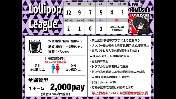 【荒野行動　大会生配信】GB  ~over30~ LOL 7月度 Day1