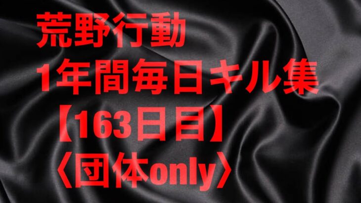 【荒野行動】毎日キル集163日目〈団体only〉