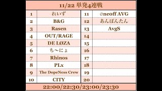 【荒野行動】Over30 単発4連戦