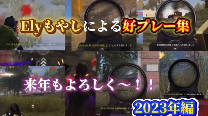 【荒野行動】Elyもやしによる2023年好プレー集【キル集】【Ely】