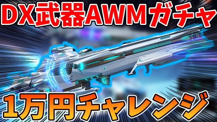 【荒野行動】DX武器AWMガチャ出た！1万円チャレンジで神引き狙い！【星間旅行:戦艦DX】