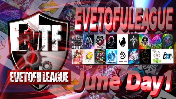 【荒野行動】 EvTF League 〜FFL/ASGL提携〜 ６月度 day❶  実況！！【いぶにぃ解説】