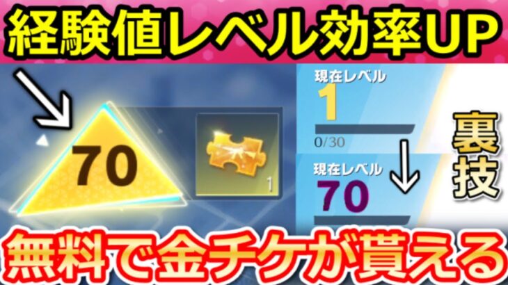 【荒野行動】超効率化‼金チケGETのLv.70爆上げ方法！経験値を効率良く稼ぐレベル上げ方法！仕組み・オススメのモード・デイリーミッション（Vtuber）