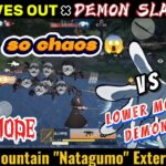 【KNIVES OUT】 🕷 Spider Mountain “Natagumo” Extermination 😱 VS Rui in DEMON SLAYER collaboration