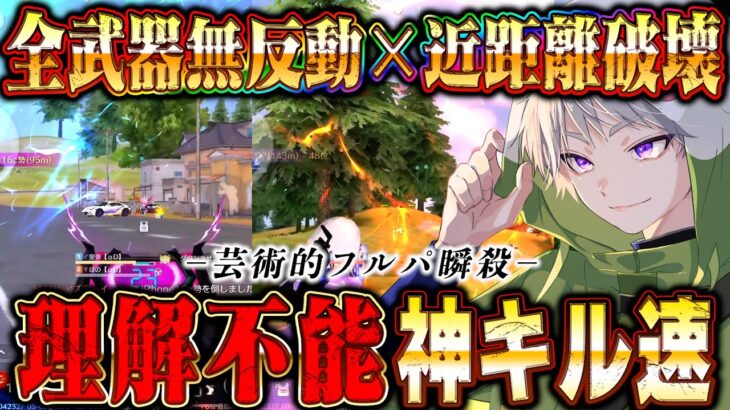 【破壊】初動秒殺8キルからの新スキンで無反動AR決めてきた【荒野行動】