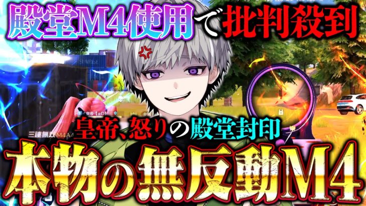 殿堂スキン使用に批判的な皆さまへ。これが本当の無反動M4です【荒野行動】
