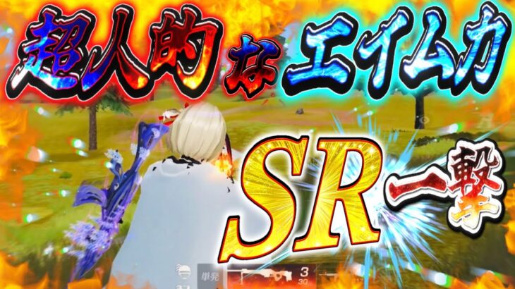 【荒野行動】スナイパーライフルの圧倒的命中率で起点作り敵を壊滅していく！！