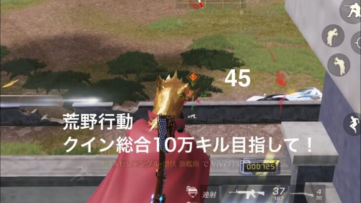 【荒野行動】クイン総合10万キル目指して！45【キル集】