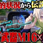 【環境】壊滅的状況から化け物武器M16で奇跡の36キル【荒野行動】