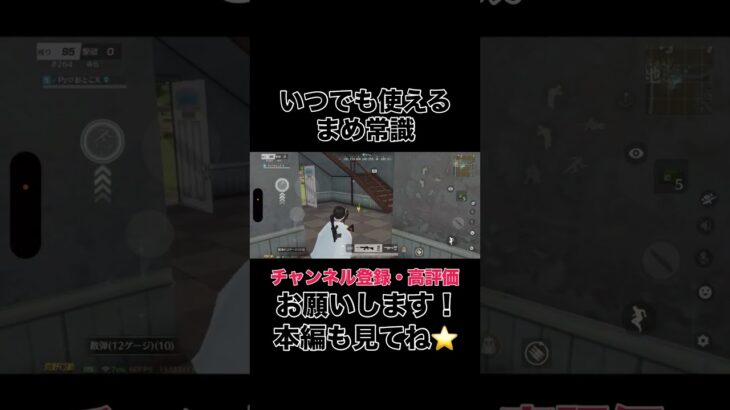 いつでも使えるまめ常識【荒野行動】#shorts #shortvideo #ゲーム実況 #荒野行動 #吉本興業 #芸人 #ラジ #ラジがゲームするところ