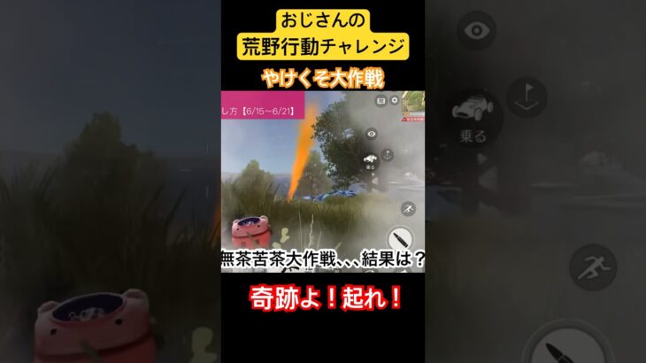 【荒野行動チャレンジ】おじさんのやけくそ大作戦！果たして奇跡は起こるのか？ #荒野行動 #ゲーム実況 #おじさん #チャレンジ