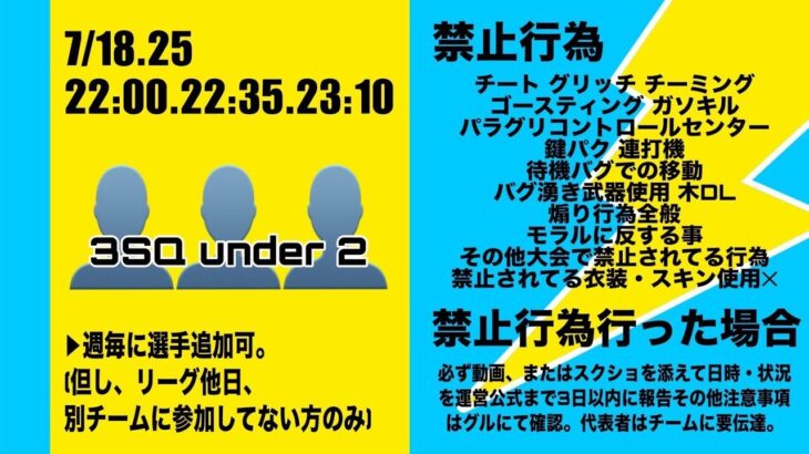 【荒野行動　大会生配信】GB Over AVG25  Room 2Weekリーグ Day1
