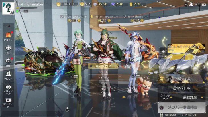 団体　PS4荒野行動　無言配信