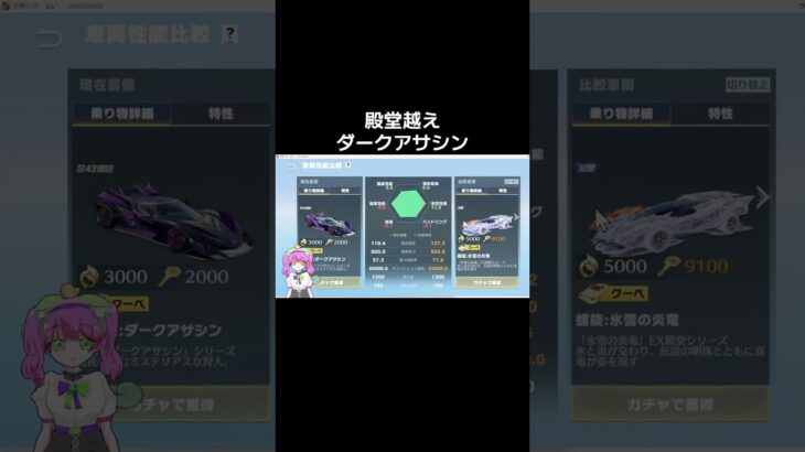 ＃ダークアサシン「クーペ」〇〇性能は殿堂越え！【荒野行動】PC版『KNIVES OUT』#荒野行動　 #荒野組  　#荒野再開祭　 #shorts