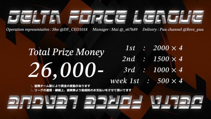 【荒野行動】9月度 DF League《Day1》