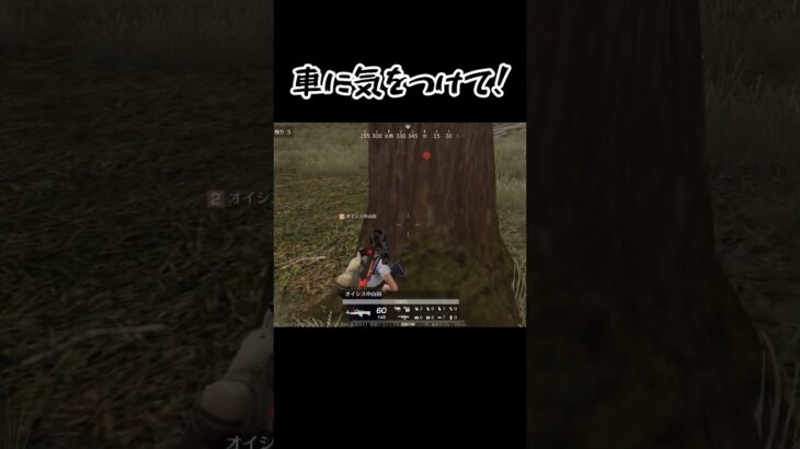 車にひかれたくない！#荒野行動 #荒野行動iphone勢 #キルショット #ゲーム配信 #ゲーム実況 #フォートナイト #クリップ集 #fortnite