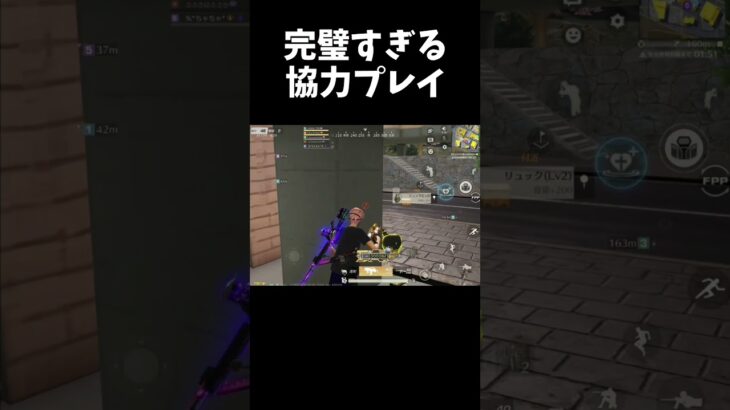 野良なのに完璧な協力プレイできたｗｗ【#荒野行動】#shorts #荒野組 #Knives Out #荒野再会祭 #荒野行動純金配布