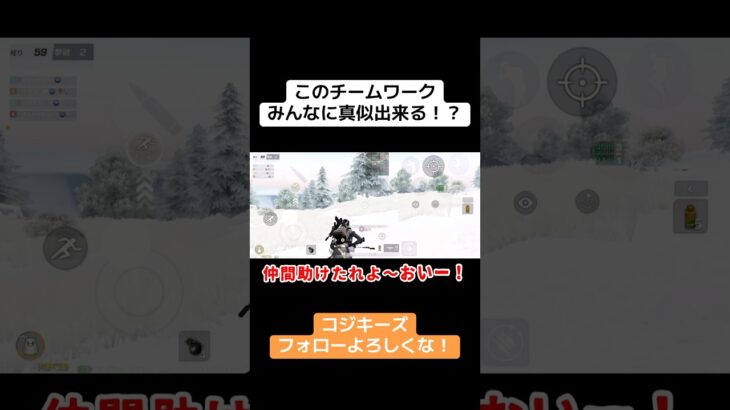 コレが俺らのチームワーク！！ヤバない？ww #ゲーム実況 #荒野gogofes #クリップ集 #実況 #ゲーム #荒野行動 #荒野行動iphone勢