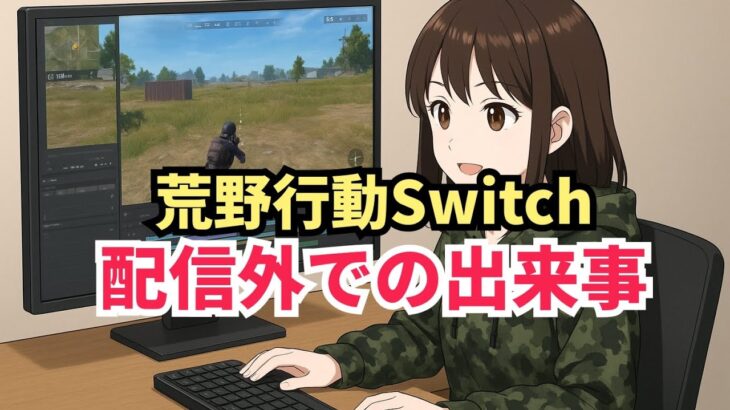 配信外だと2割増　※配信外につき無言　#荒野行動 #Switch