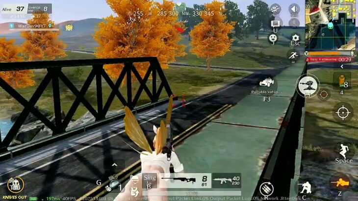 #荒野行動 How To Kill 30 Enemies in Knives Out Highlights  | Insane   Domination @wardev9 EP23