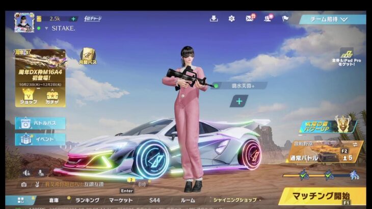 荒野行動PC版 ゆるゆるライブ配信