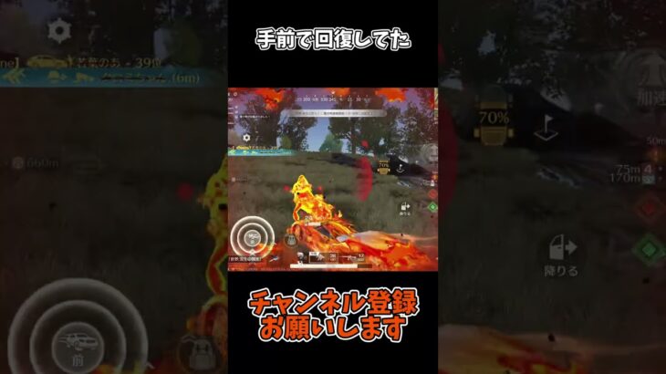 手前で回復してた【荒野行動】