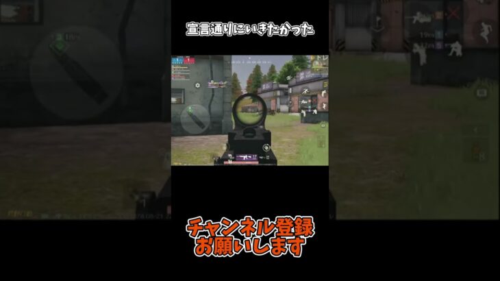 宣言通りにいきたかった【荒野行動】