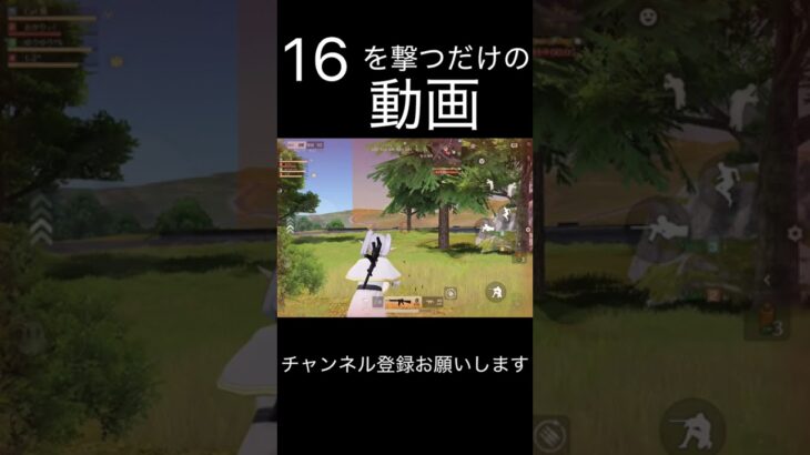 16を撃つだけの動画 #荒野行動 #荒野キル集 #shorts