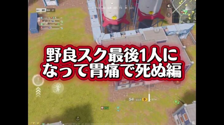 【荒野行動】野良スク、ラストは1vs1🤼‍♀️bot vs ガチャピン18号🦖　#荒野行動  #トト　#公認配信者　#荒野の光  エントリーしてないけど！笑