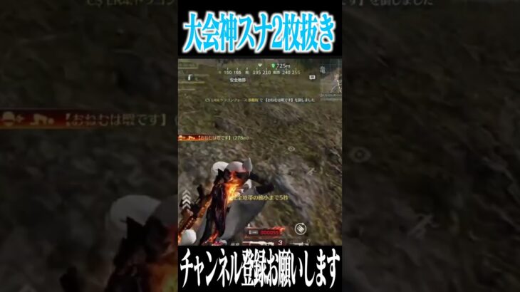 【荒野行動】大会神スナ2枚抜きがエグすぎるwwwww