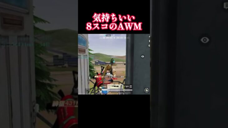【荒野行動】 気持ちいい8スコのAWM #ゲーム実況
