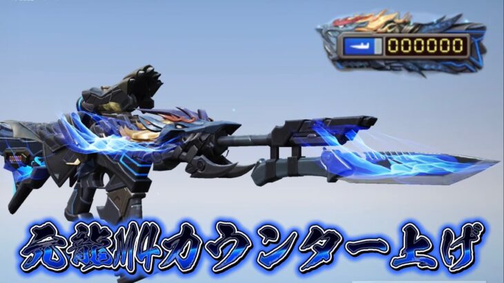【荒野行動】元龍M4カウンター上げ！！配信！！！！【本気のソロクイン】