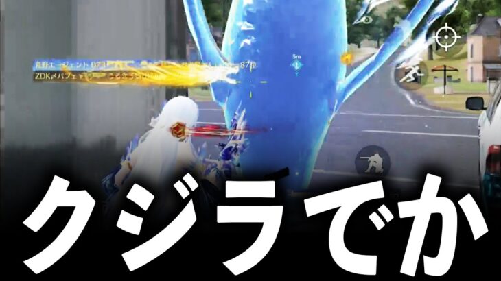 【ガチャ】新M4A4「クジラ」で無反動無双してみたwww【#荒野行動】