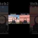 【荒野行動Switch】 Switch1と Switch2の連射速度の差 違い knives out