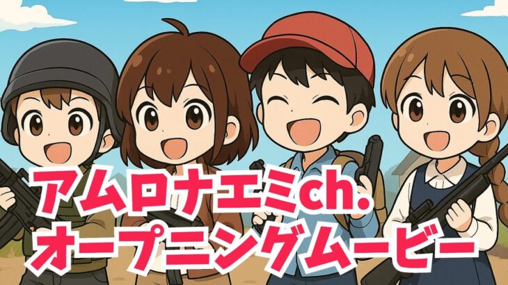 【横長】アムロナエミch.　オープニングムービー　#荒野行動 #Switch #視聴者参加型 #ゲーム実況