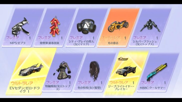 【荒野行動pc】シイタケさまの配信中にガチャした結果ジープとEVセダンが同時にでました(東南アジア) 11 14 10 30