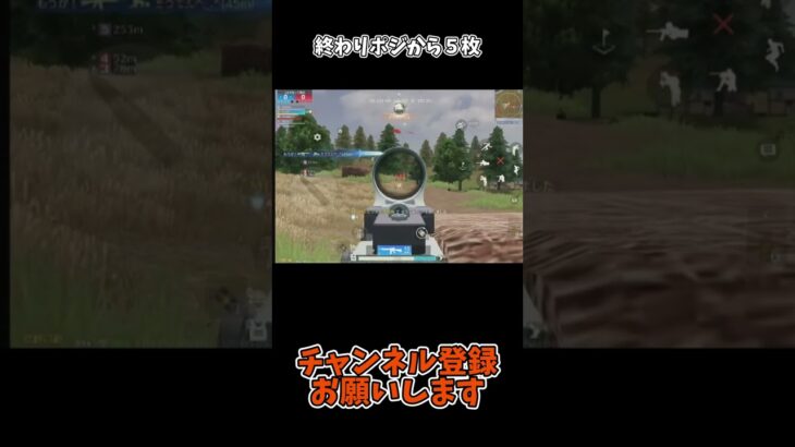 終わりポジから５枚【荒野行動】