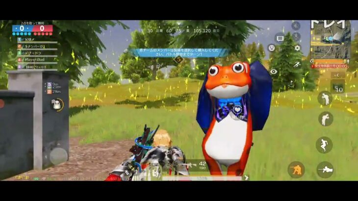 【荒野行動】「電光石火」魔の月曜日スタート。勇敢に戦う孤高の戦士に注目！？イケボの実況付きで団体戦。回線不良の為視聴の際は音量に注意。ワイルドシリーズ。楽しむのが1番。