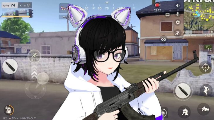 🎄【荒野行動】ゲーム実況 銃撃戦 生放送【VTUBER】☃️